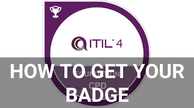 How to get the ITIL 4 foundation digital badge