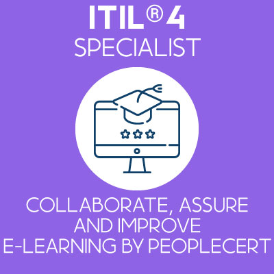 itil 4 specialist peoplecert elearning course training collaborate assure and improve