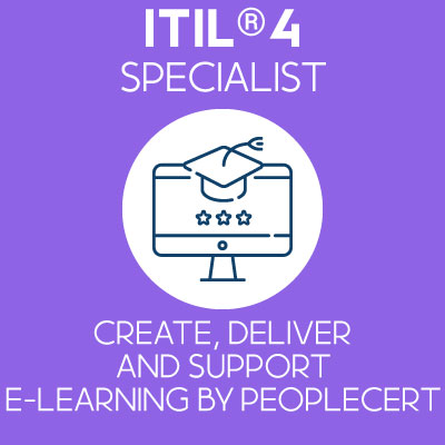 itil 4 specialist peoplecert elearning course training create deliver and support