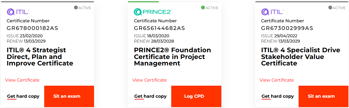 peoplecert certifications and memberships screenshot png