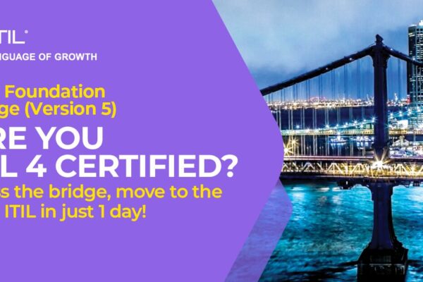 ITIL version 5 Foundation Bridge marketing image ITIL version 5 Foundation Bridge exam preparation package